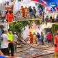 Kebakaran gudang kayu di Kedungwuni