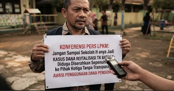Revitalisasi TK 2026 di Batang Disorot, LPKM Pertanyakan Dugaan Pengalihan Dana