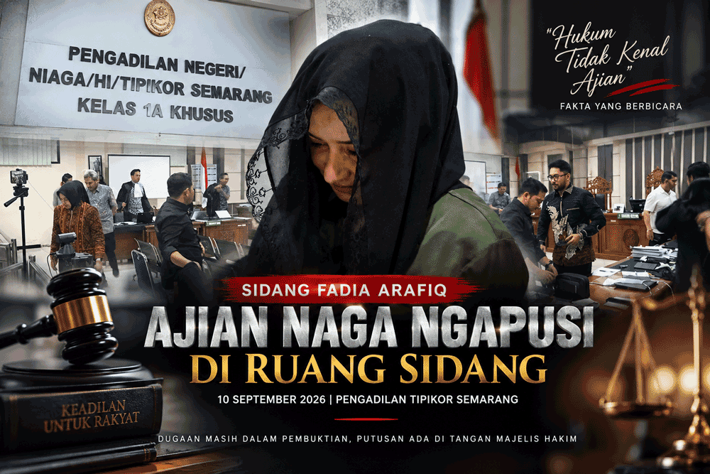Ajian Naga Ngapusi di Ruang Sidang Fadia Arafiq